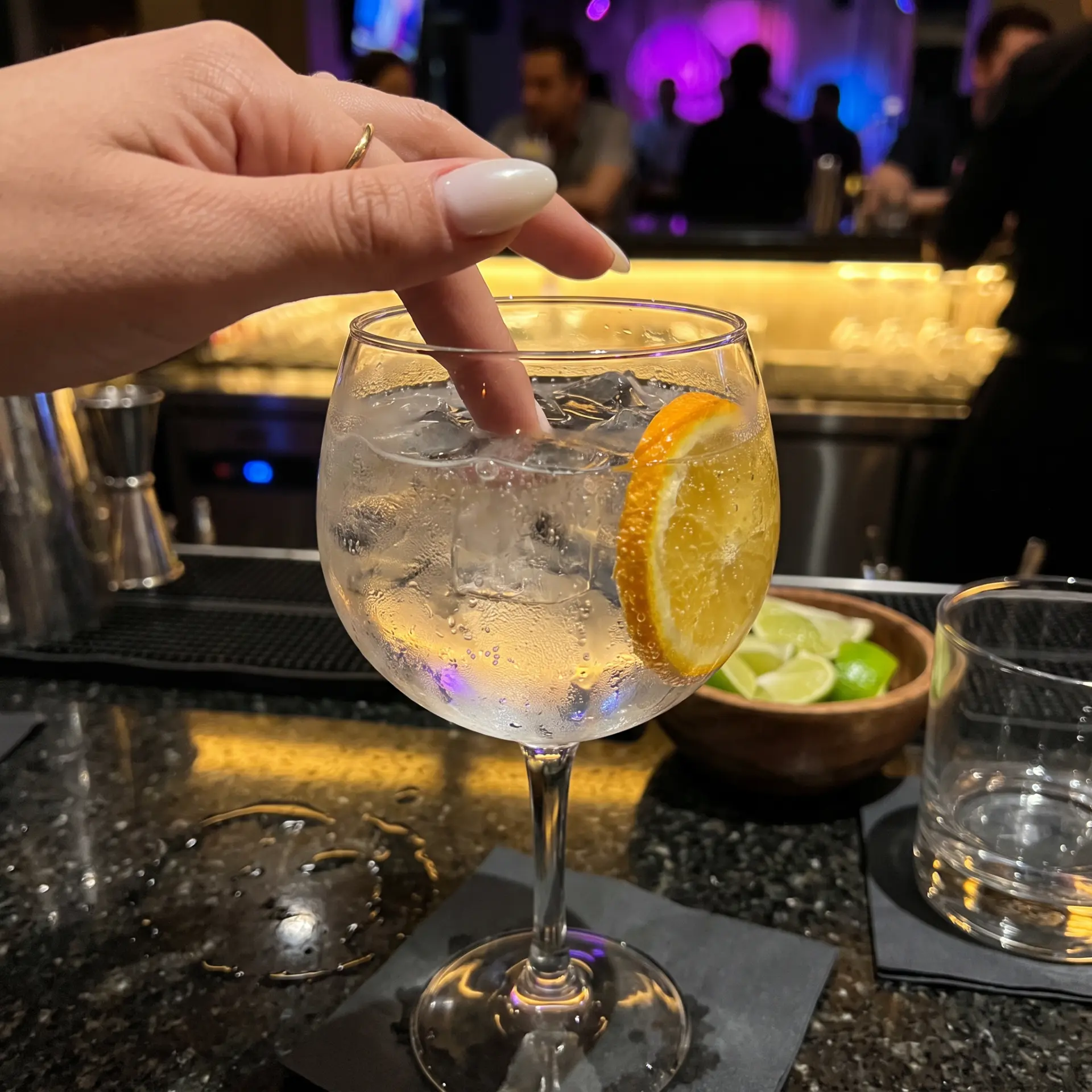 Dip your finger in your drink