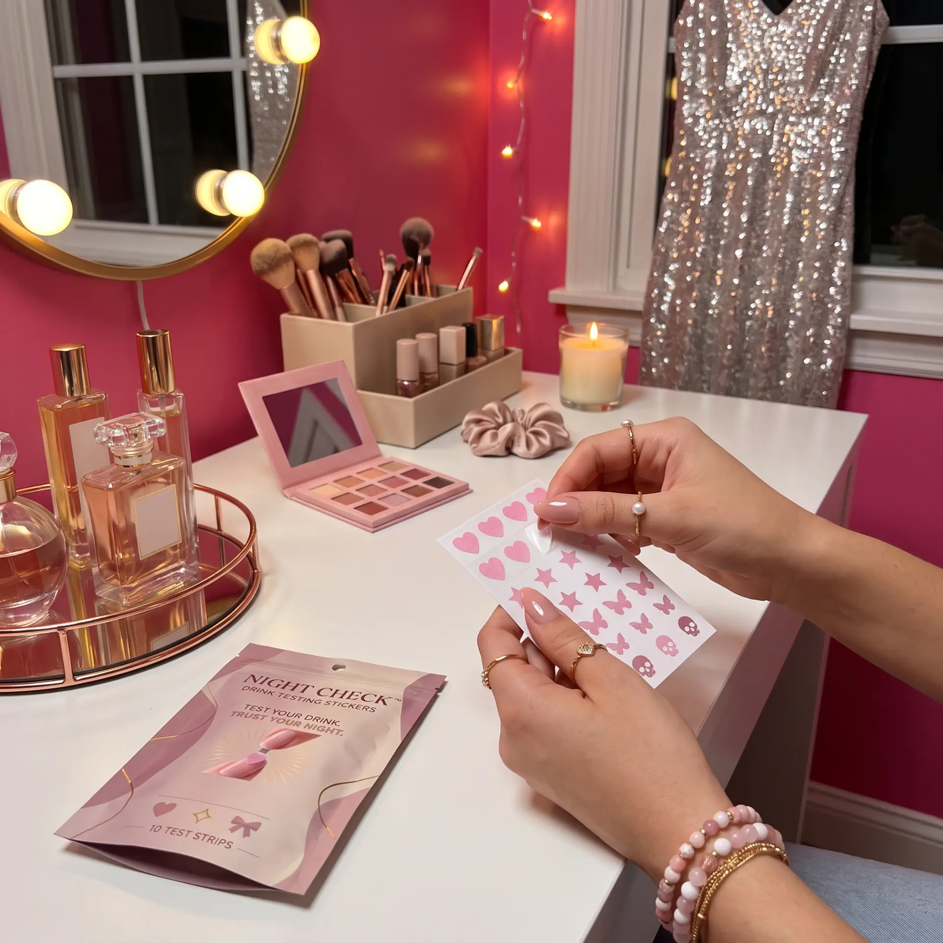 Peel a sticker at home
